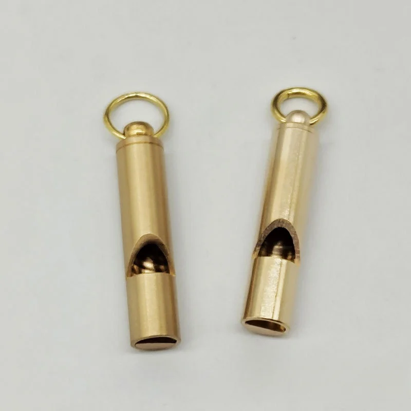 

Multifunctional Brass Emergency Survival Whistle Portable Keychain Outdoor Tools Training Whistle for Camping Hiking