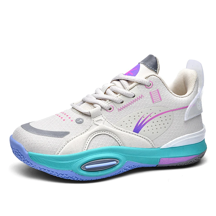 Kids' Basketball Shoes Boys Sneakers Trend Sports Shoes Children's Anti-skid Wear-Aesistant Mesh breathable Running Shoes