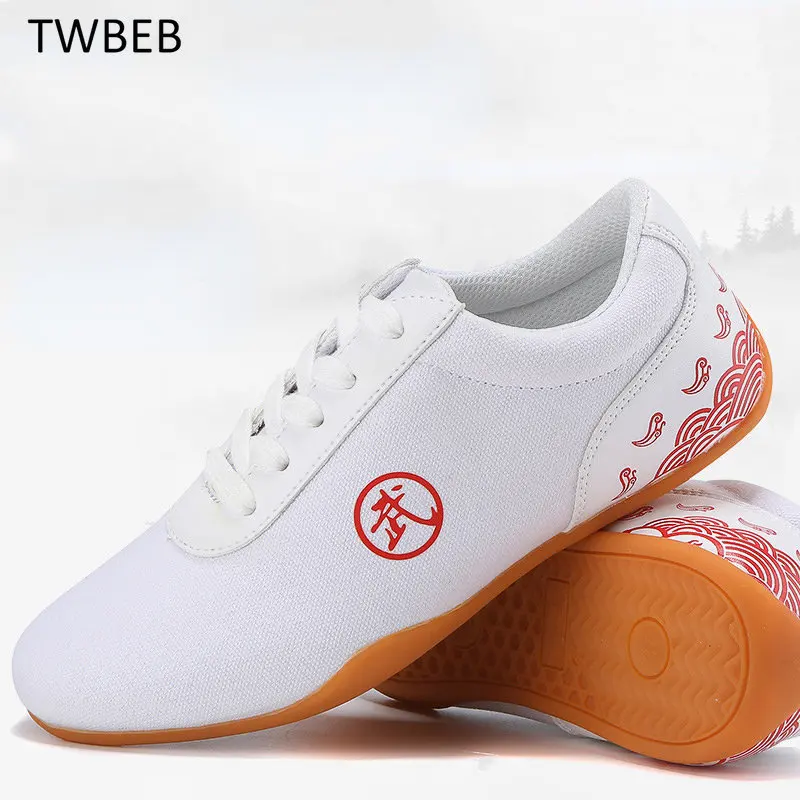 

Shoes for Unisex Adult Exercise Kung Taiji Tai Chi Shoes Taekwondo Wear Resistant Wushu Breathable Sneaker Canvas Martial Shoes