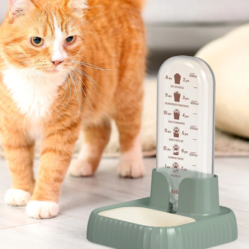 

Автоматическая поилка для домашних животных, 500 мл, с градиентными линиями