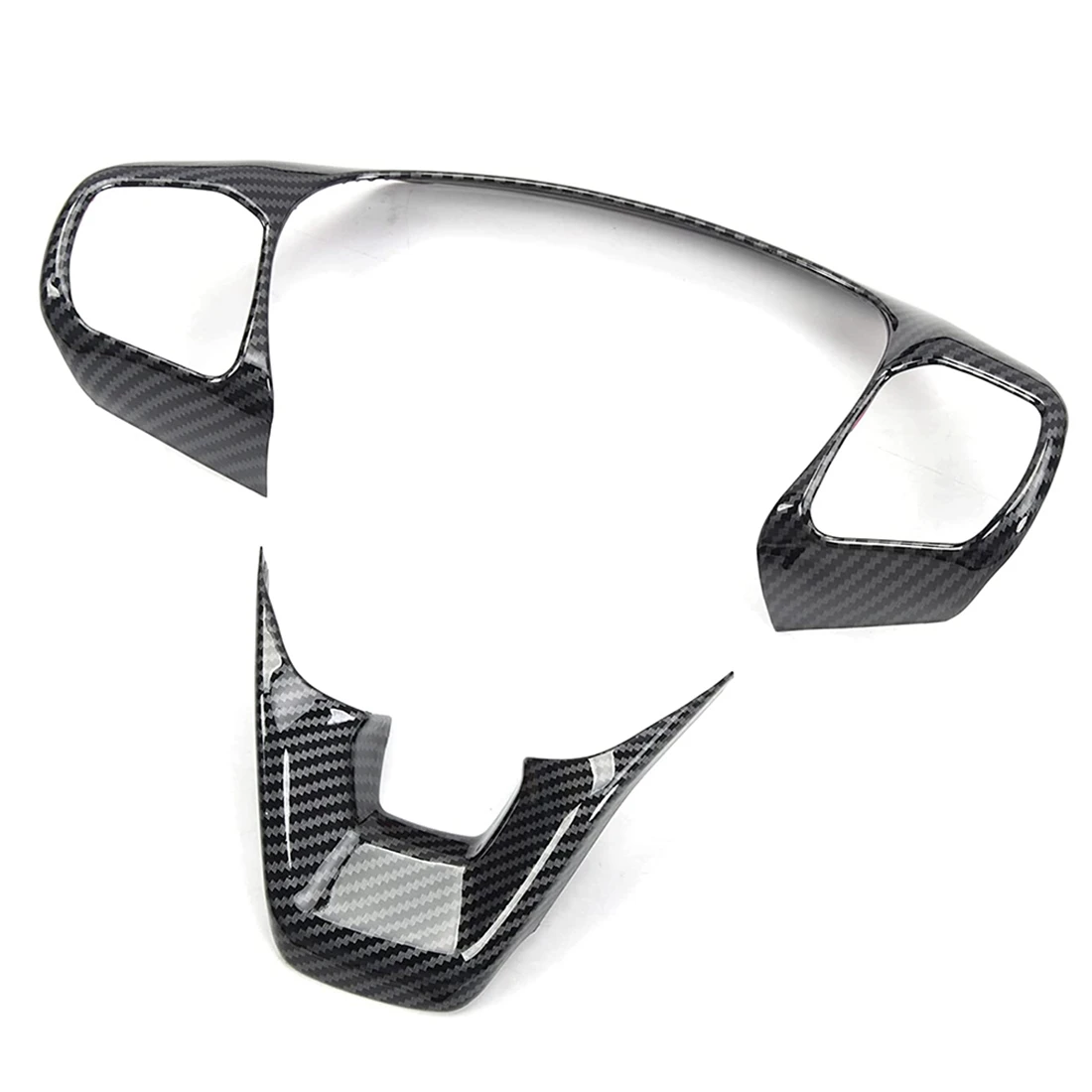 

Car Steering Wheel Panel Cover Molding Trim for Ford Maverick 2022+ Interior Accessories , ABS Carbon Fiber