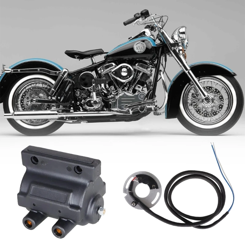 

Для мотоциклов Big Twin DSK6-1 DC7-1 Автомобильная двойная пожарная двойная катушка зажигания E8BC