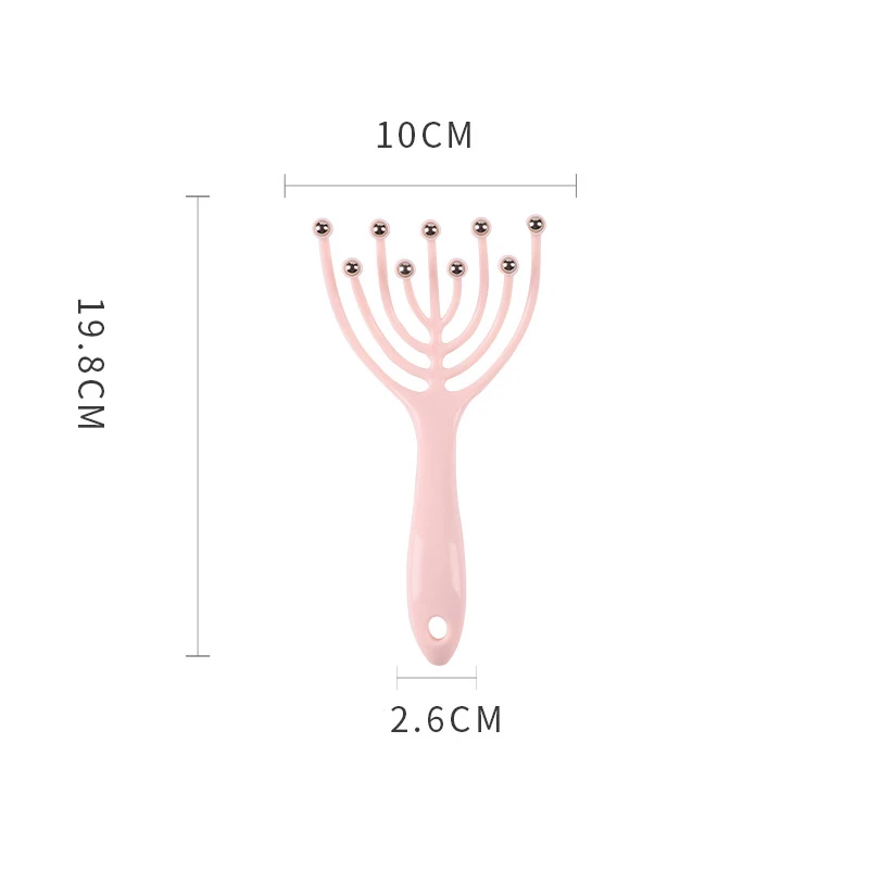 Массажер для головы с девятью когтями расслабляющий массаж в форме осьминога спа