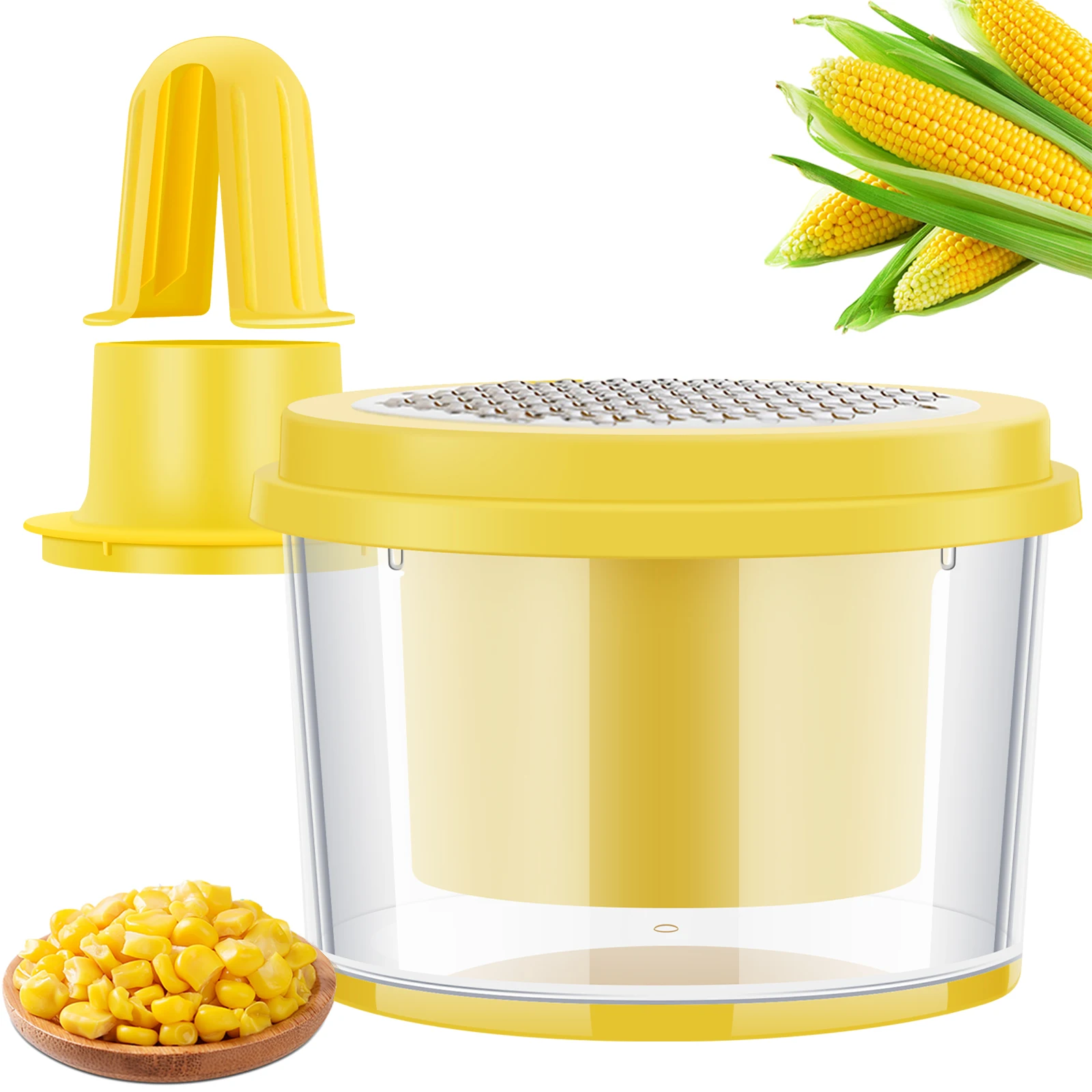 

Corn Peeler Set Multifunctional Corn Stripper with Sharp Stainless Steel Blade Heavy-Duty Quick Corn Stripping Tool Corn Cutter