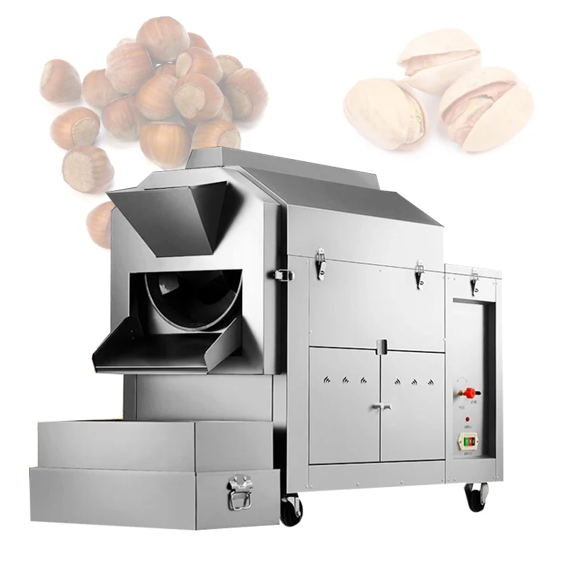 

Nuts Roasting Machine For Roasting Peanut And Cashew Nuts Peanuts Macadamia Nut Chickpeas Nut Processing Machine