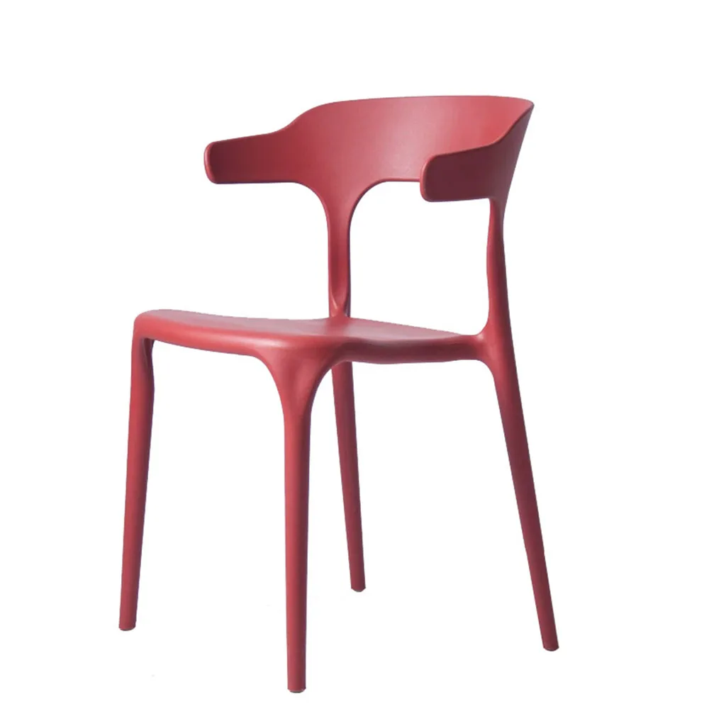 

Plastic Chairs For Kitchen Living Room Chair Meeting Negotiation Stool Commercial Place Furniture Tea Shop Modern Simplicity