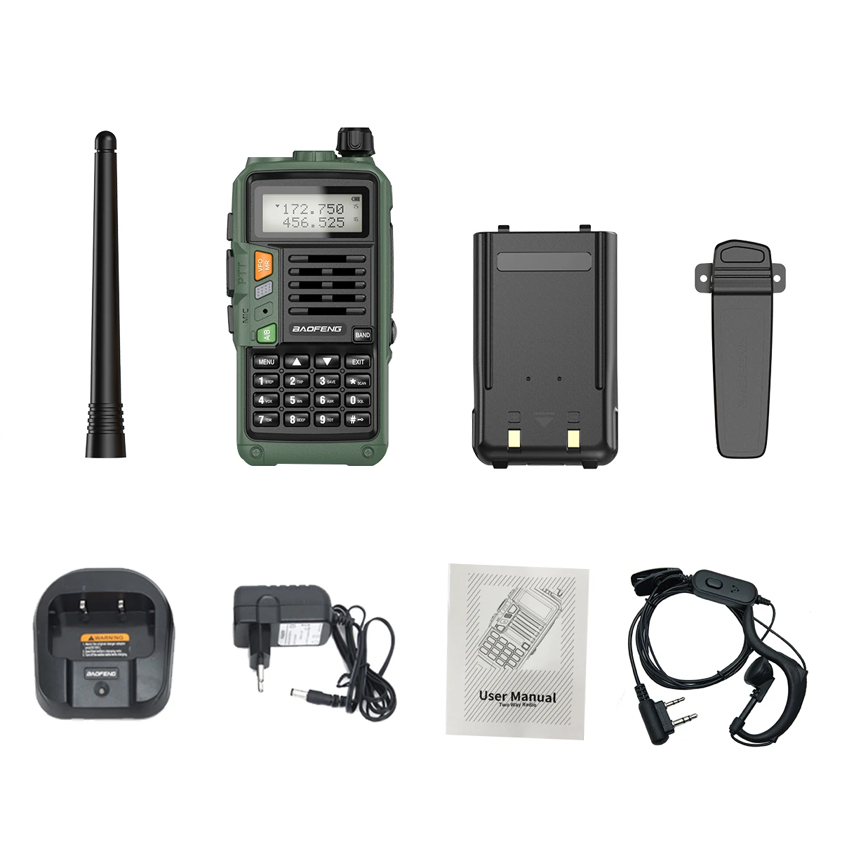 Рация BaoFeng UV-S9 PLUS 10 Вт портативная рация UV5R двухдиапазонный приемопередатчик