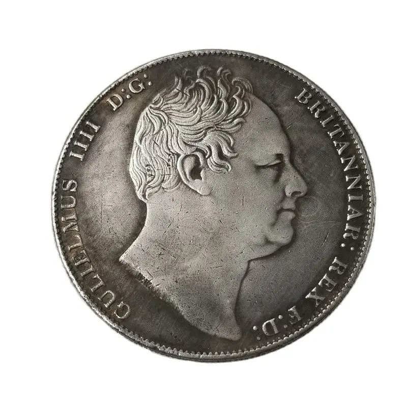 

1830 австралийская Посеребренная искусственная монета, украшение для дома, медаль для творчества, настольное украшение, рождественские пода...