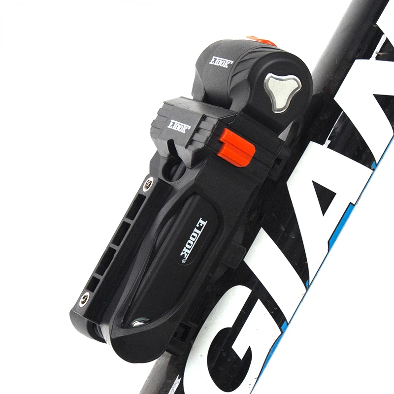 

Alloy Steel Folding Road Mountain Bike Lock Anti-theft Cycling Foldable Key Lock For Motorcycle Bicycle Bottle Cage Mount