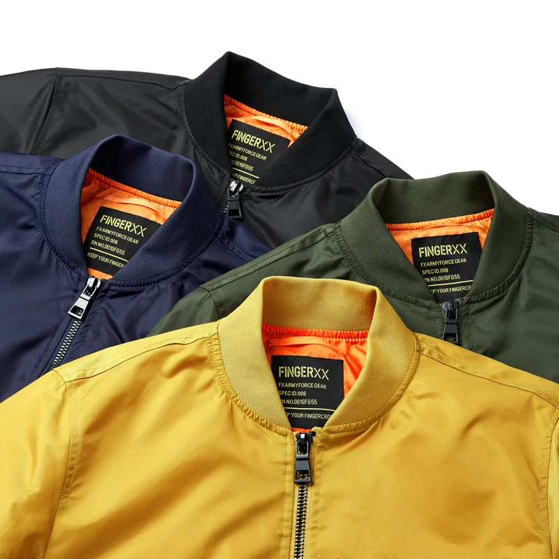 

Spring and Autumn New Men's Jacket American Retro Style Bomber Jacket Casual Military Uniform Baseball Uniform Jacket Men