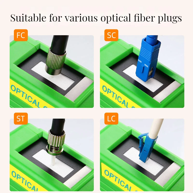 Fiber End Face Cleaning Box Fiber Wipe Replaceable Tool Pigtail Cleaner Cassette Ftth Optic Fiber Cleaner Tools for SC/ST/FC/LC