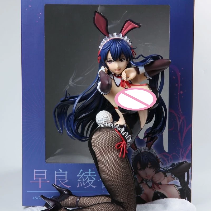 

Женская фигурка Ayaka Sawara горничная одежда Bunny Girl Ver. Коллекционная экшн-фигурка привлекательной девочки, модель с орнаментом, игрушки для взрослых, 1/4