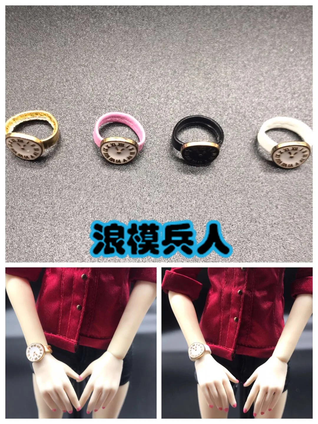 

1/6 female soldier accessories jewelry watches model toys multicolor optional in stock