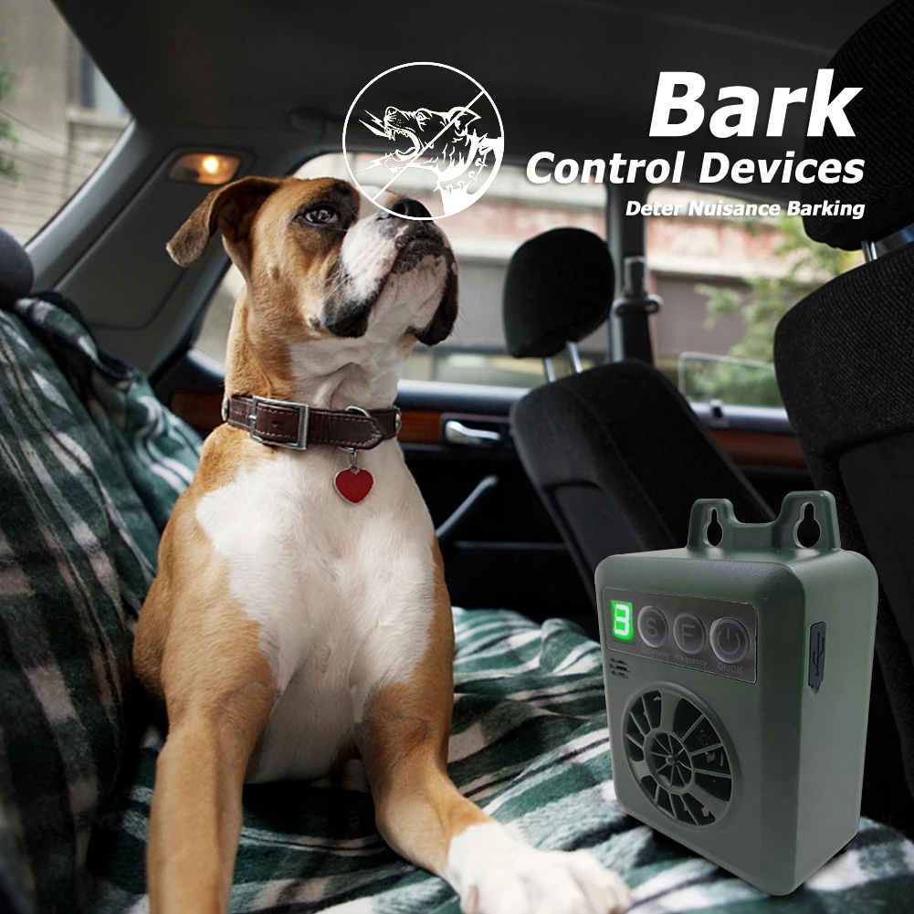 

Waterproof Ultrasonic Puppy Training Device Harmless Silencer for Outdoor Indoor Pet Anti-Bark Device Dog Bark Control Silencer