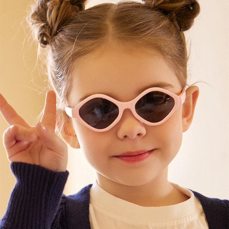 

Baby Fashion Sunglasses 0-3 Years Kids Silicone Soft Safe Glasses Sun Protection Kids Sunshade Glasses 2023 New