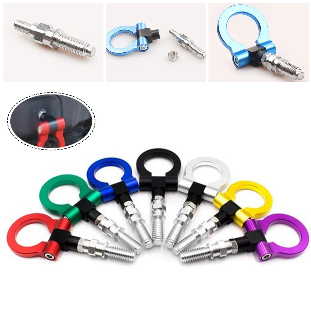

Car Modified Front Bumper Tow Hook, Racing Trailer Ring, Modified European Tow Hook, Suitable For BMW E Series 1 3 Series X5 X6