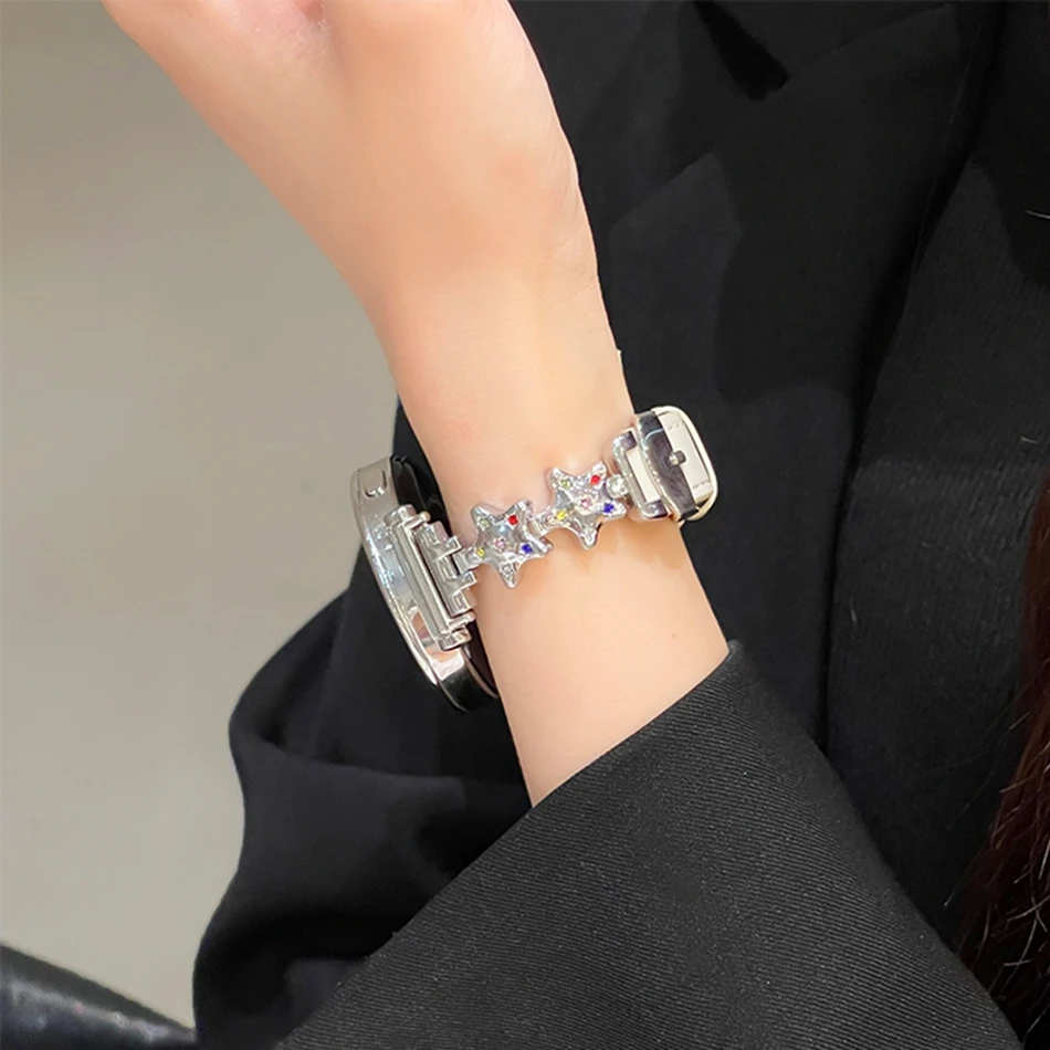 Ремешок 18/20/22 мм для Samsung Galaxy Watch 7 6 4 Classic 5 Pro роскошный металлический кожаный