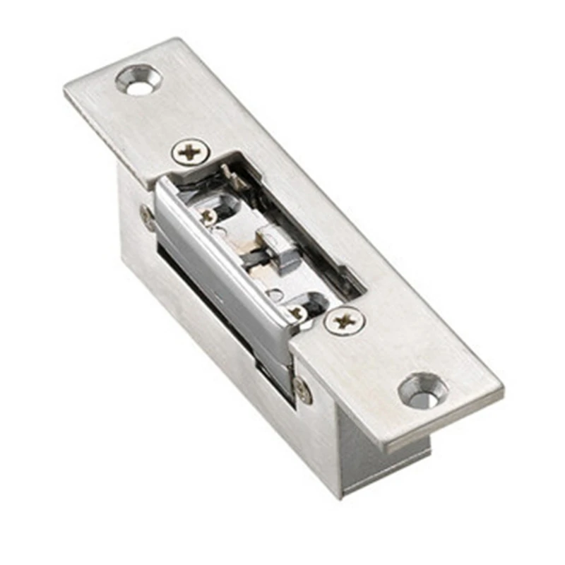 

Electric Door Adjustable Lock-Tongue Secure Electric Strike Lock Door Double Unlock Mode NC/NO 12V Access Control System