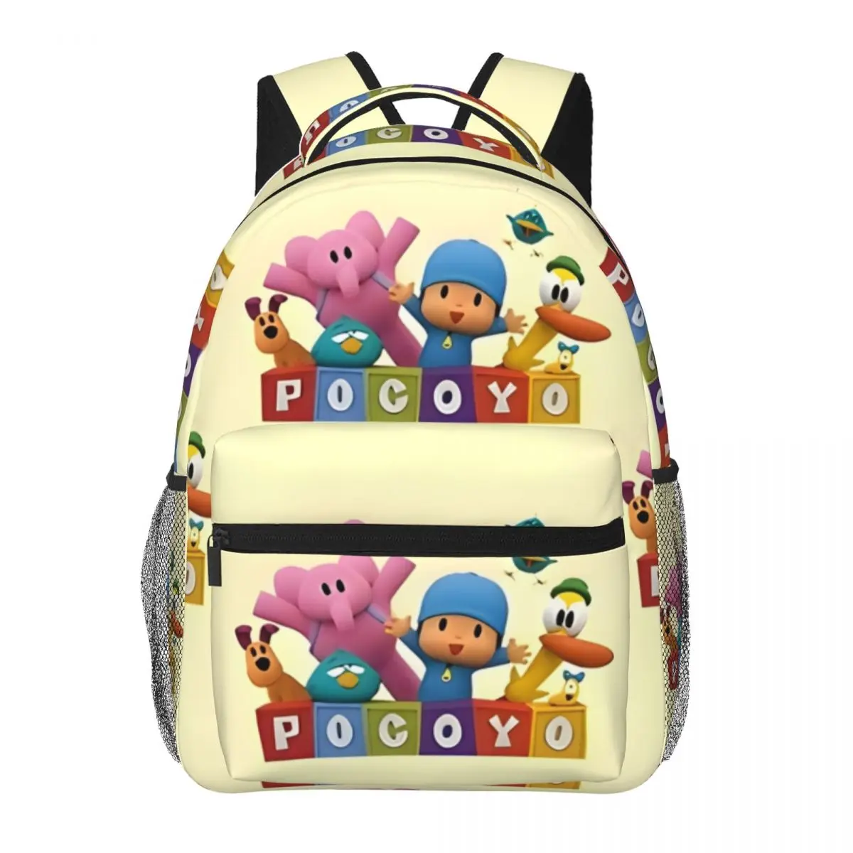 Рюкзак с персонажами P-Pocoyo студенческий школьный рюкзак для мужчин и женщин