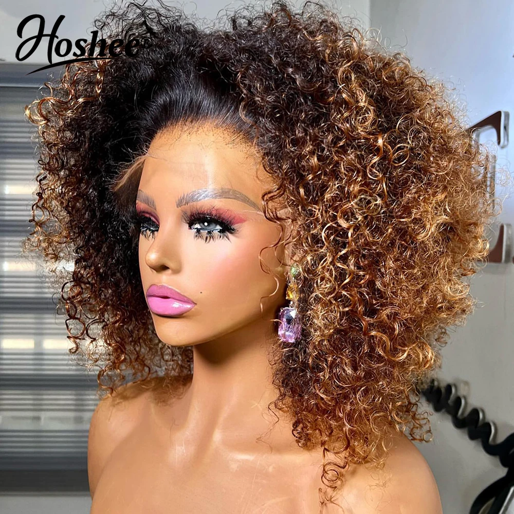 Парик с застежкой на сетке 4x4 натуральные волосы Remy 250% медовый блонд цветной