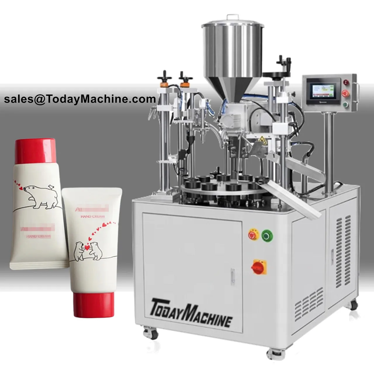 Sunscreen Soft Tube Filling And Sealing Machine
