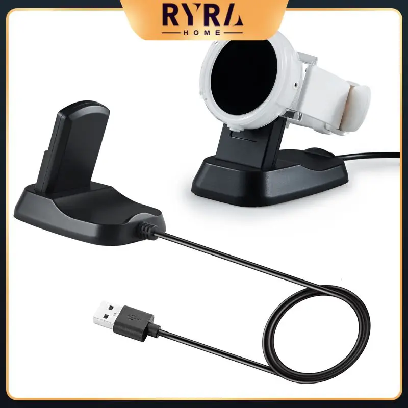 

Pc And Abs Watch Chargers Durable Smart Charging Dock Anti-slip Fast Charging Watch Charging Holder For Ticwatch S / E Watch 5 V