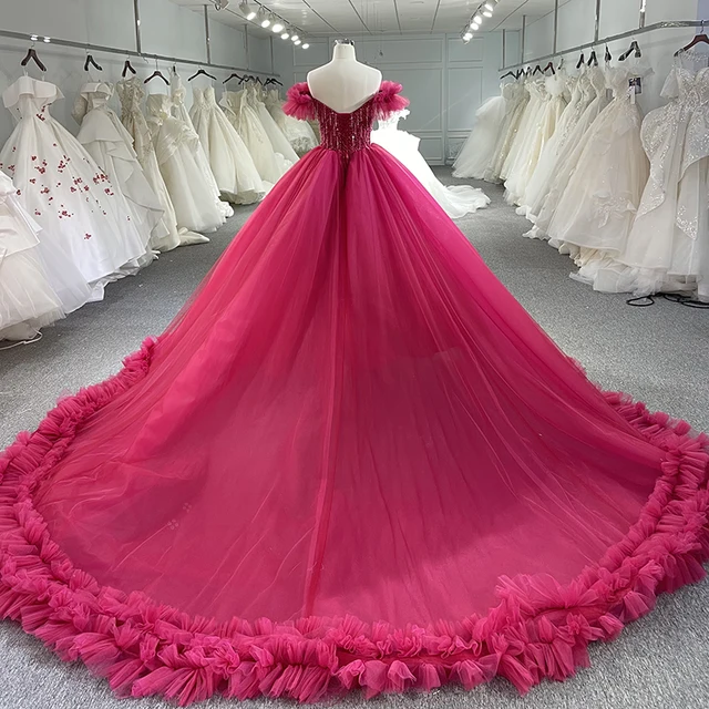 Modern Bridal Dress 2022 Organza Ball Gown Sweetheart Long One-Piece Dress Gown Beading DY9747 Vestidos De Noite 2