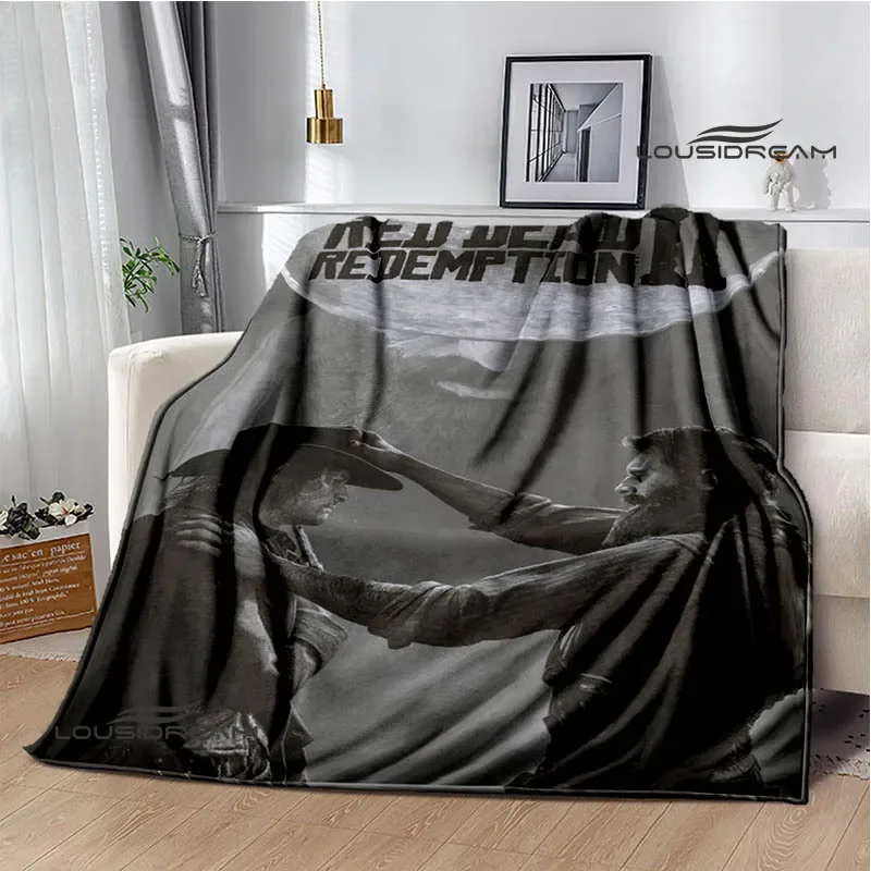 Одеяло для пикника Red Dead выкуп мягкое удобное фланелевое одеяло подарок на день