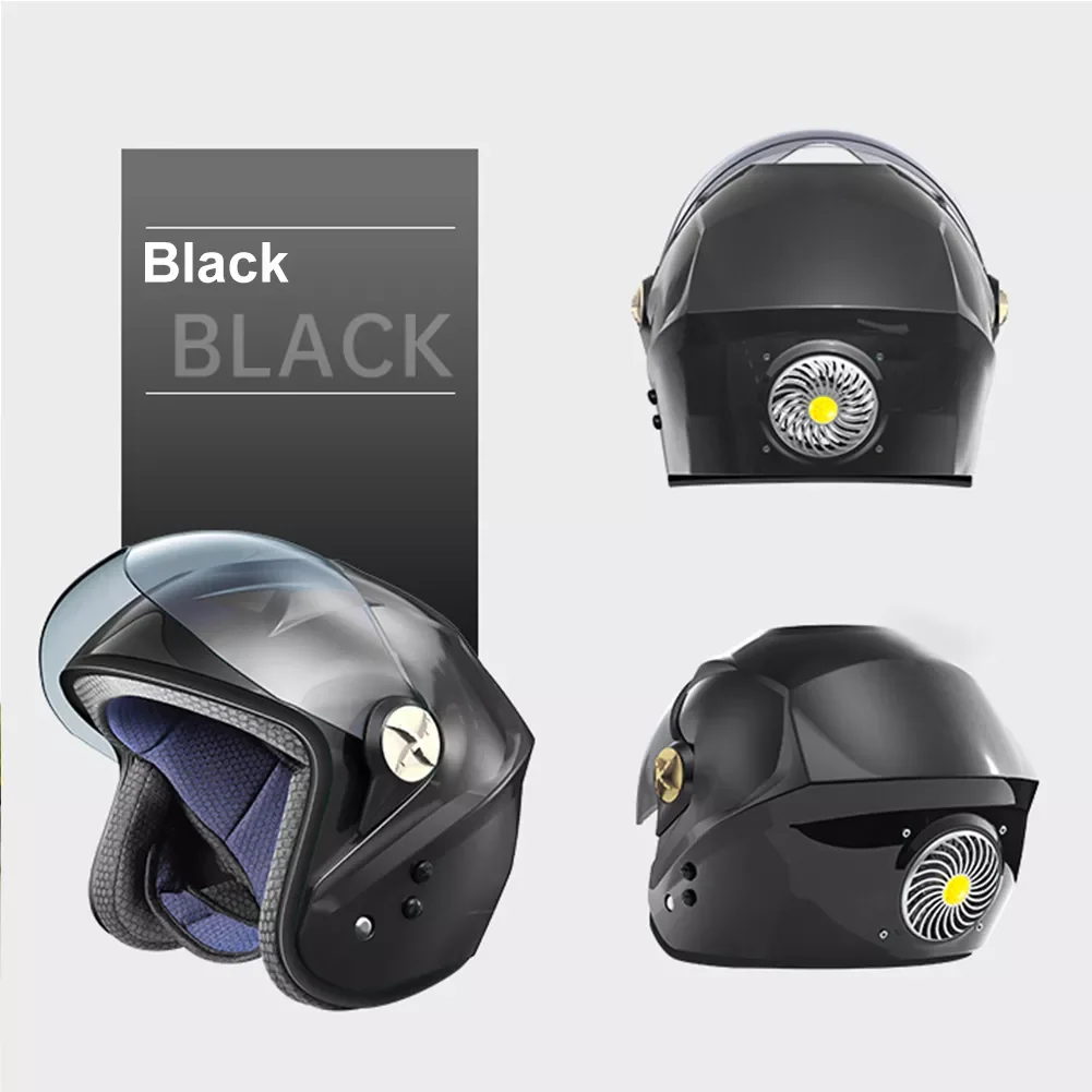 Power Smart Bluetooth Summer Cooling Fan Cycling Motorcycle Helmet Cap enlarge