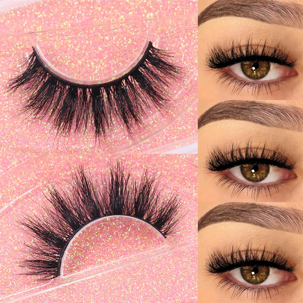 

3D норковые накладные ресницы для макияжа, пушистые мягкие норковые ресницы, толстые Искусственные ресницы, натуральные ресницы для наращив...