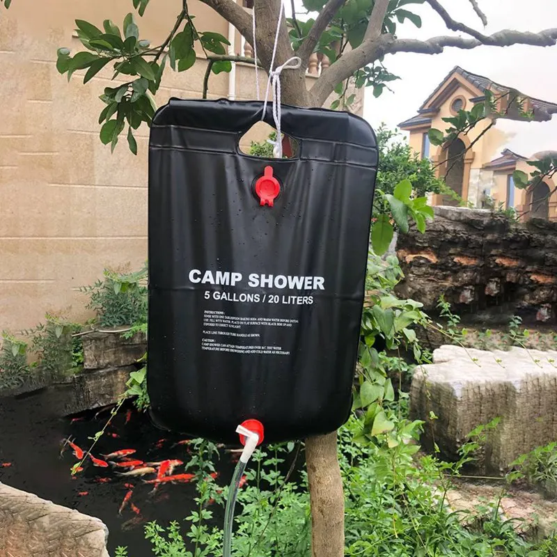 

Сумка для душа портативная, 20 л, с выключателем и пластиковой насадкой