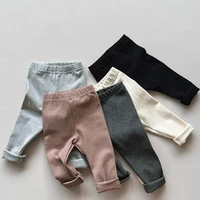 autumn winter new children warm leggings solid girls stretch pants cotton baby casual pants comfortable kids leggings clothes
