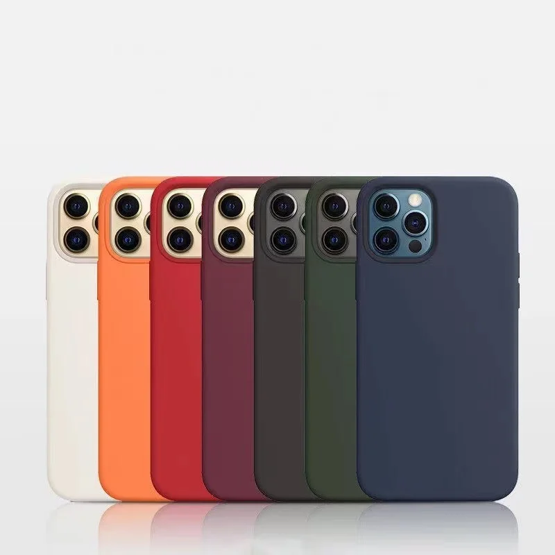 

Case For iPhone 13 11 Pro Max 12 Mini X Xs Max Xr 7 8 Plus 6S Case Official Original Silicone Cover For iPhone 13 With Box Cases