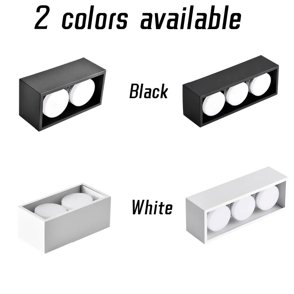 Квадратные фонари потолочные светильники GX53 7 Вт 10 1-4 противобликовые прожекторы