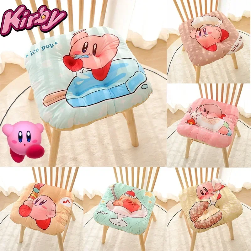 45x45 см подушка для сиденья с рисунком Кирби аниме-фигурка мягкая удобная плюшевая
