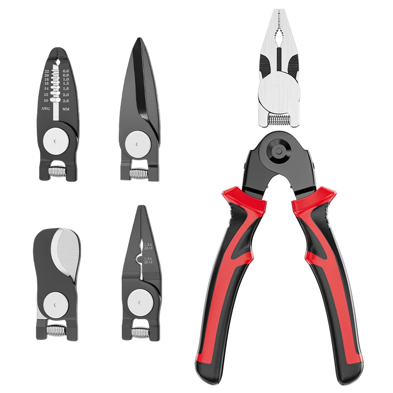 

Multifunctional Replaceable Electrician Pliers Wire Stripping Pliers Wire Cutting Needle Nosed Pliers Special Tools Electricians