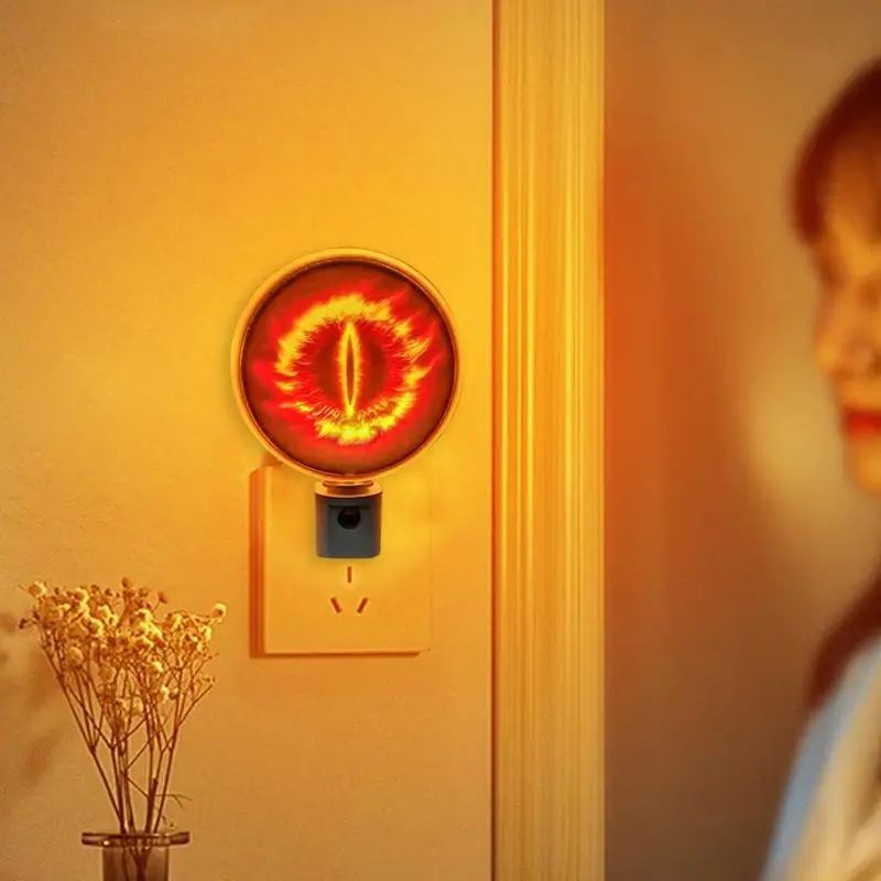 Настенный ночник с тематикой Eye Of Sauron светодиодный литофаном неяркий настенный