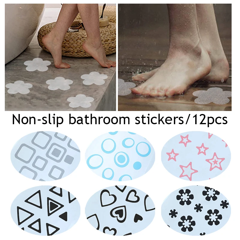 

Adhesive Tile Floor Anti-slip Stickers Swimming Pool Anti-slip Stickers Non-Slip Bathtub Waterproof PEVA Stickers Bathroom