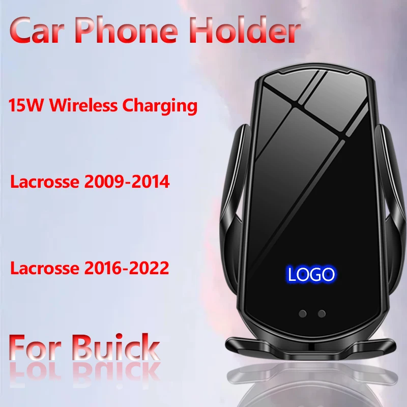 

For Buick Lacrosse 2009-2022 15W Wireless Charging Bracket With Special Base Easy Installation Car QI Phone Holder Accessories