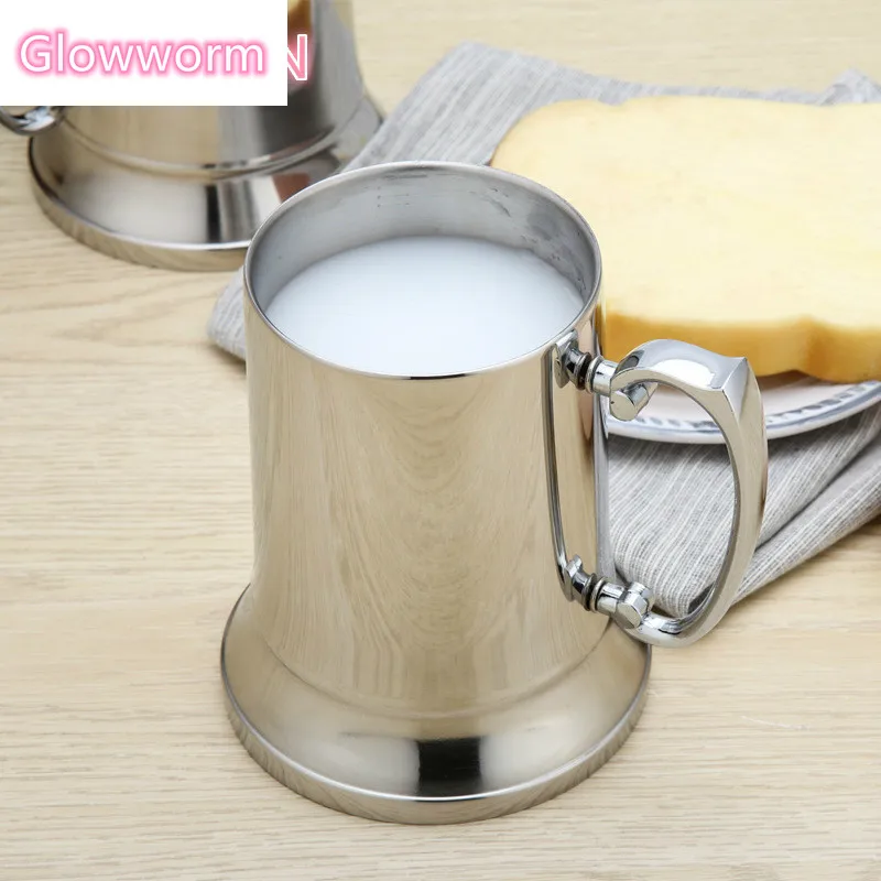 Кружки Tankard Stein из нержавеющей стали с двойными стенками для пива семейного