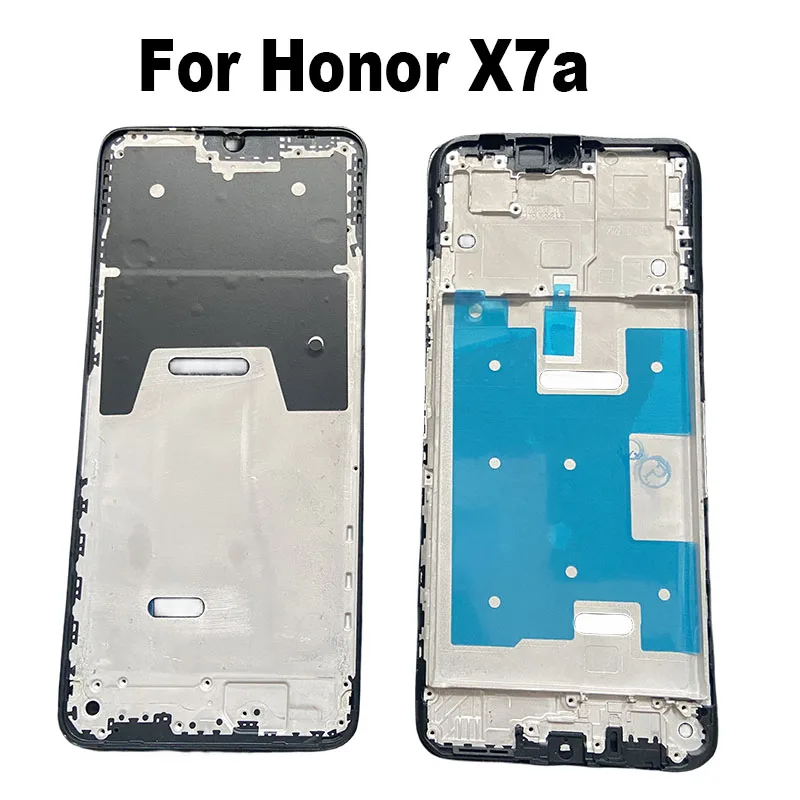 

Передняя рамка для Huawei Honor X7A, ЖК-дисплей, рамка, задняя панель, задняя крышка, фото