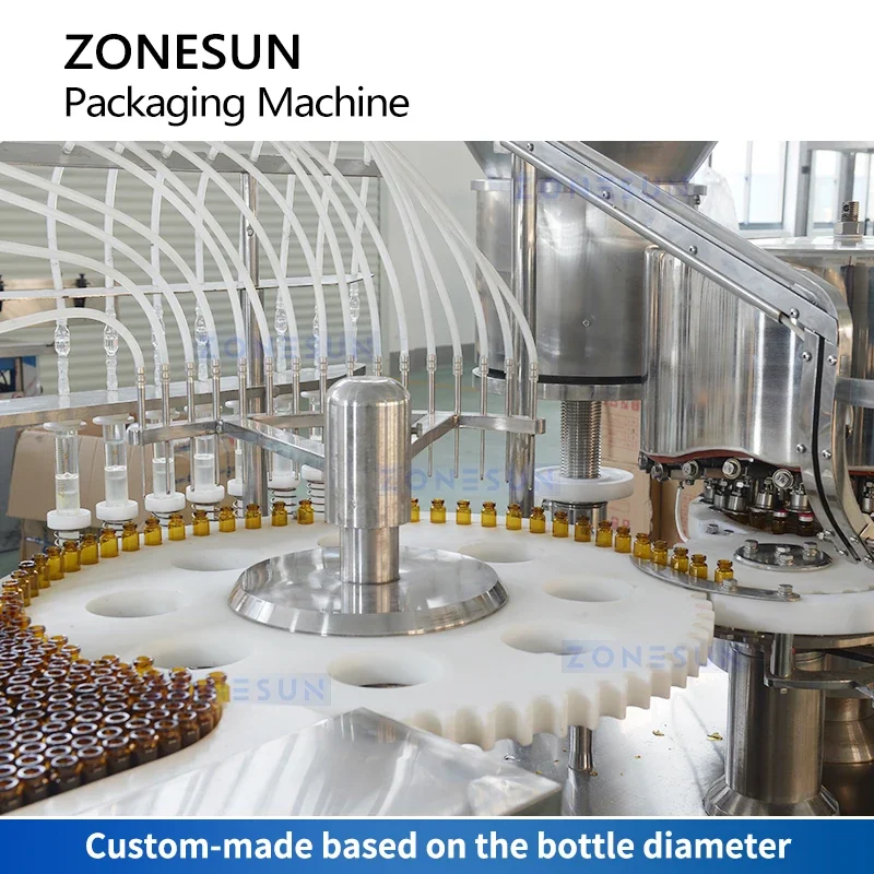 ZONESUN Автоматическая машина для наполнения и запечатывания флаконов Бутылки