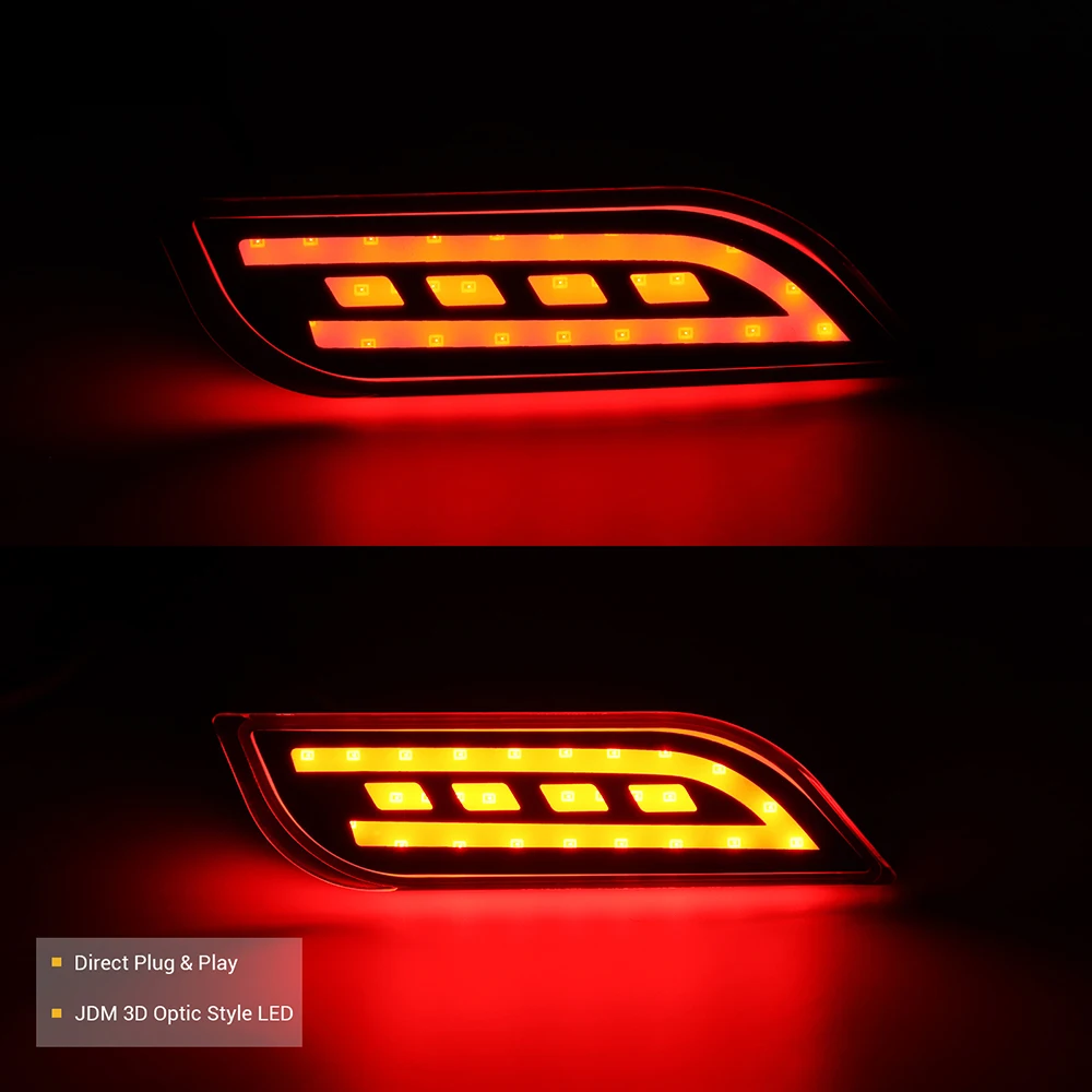 Фары заднего бампера для Subaru Impreza 08-23 XV Crosstrek 13-23 Ascent 19-23 WRX 21-23 08-14 RHD LHD