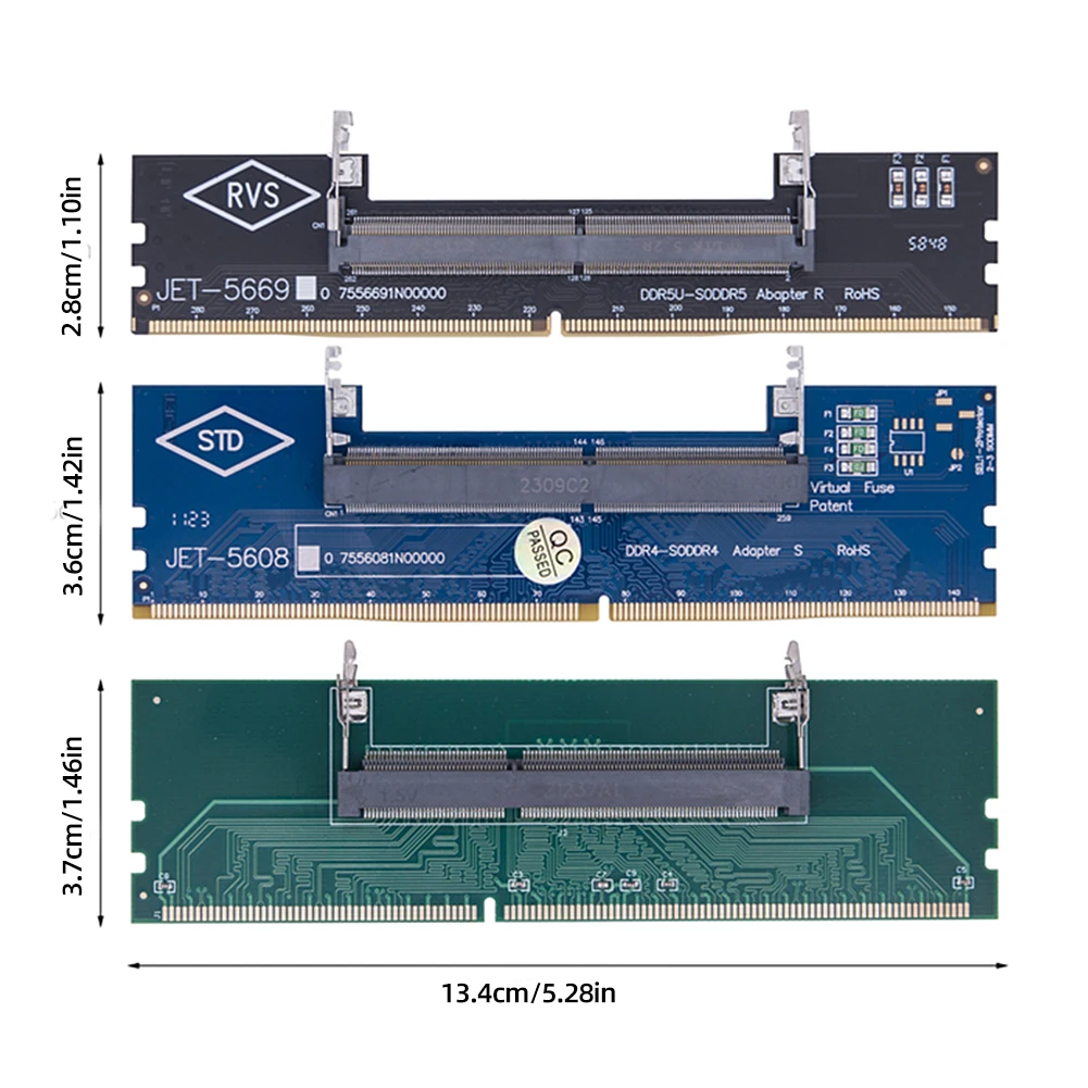 Адаптер памяти DDR3 DDR4 DDR5 для ноутбуков и настольных компьютеров