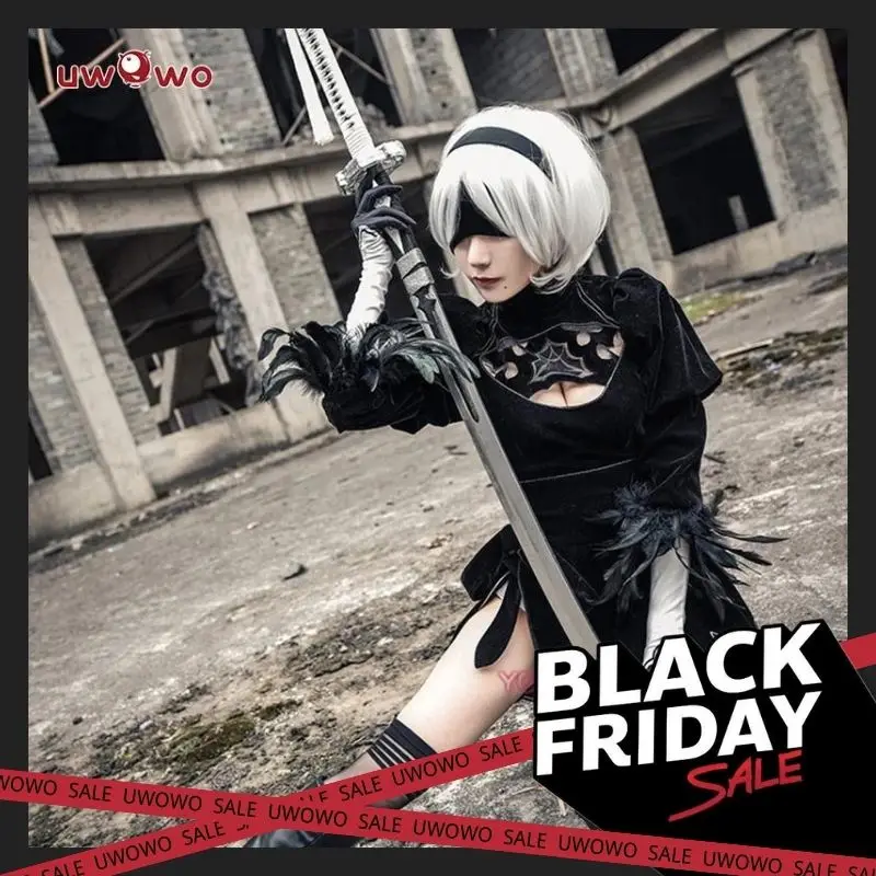 【РЫШАЯ ПРОДАЖА】11-27 UWOWO Nierr: Automataa Yorhaa 2B Косплей Игровой Костюм No 2 Type B Base Новые