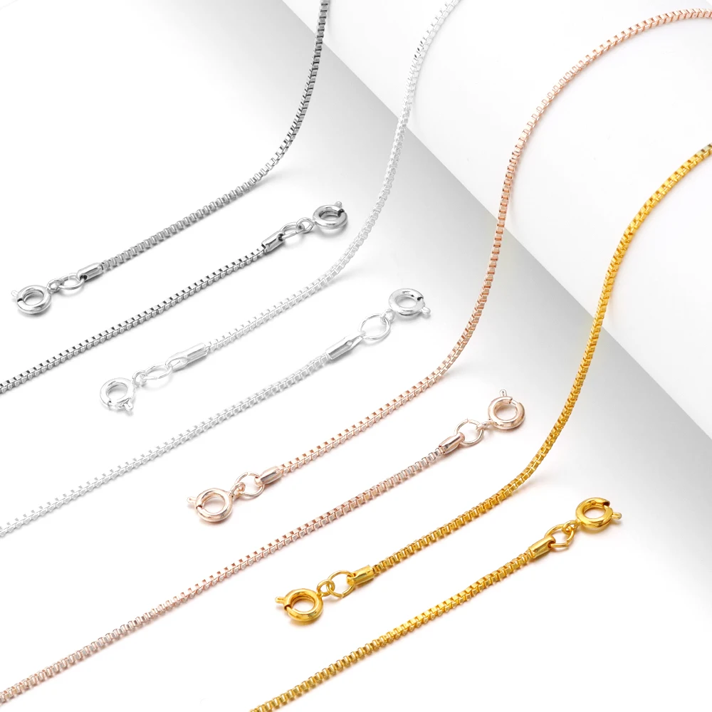6 шт./партия модная Венецианская цепочка с пружинной пряжкой медная подвеска для