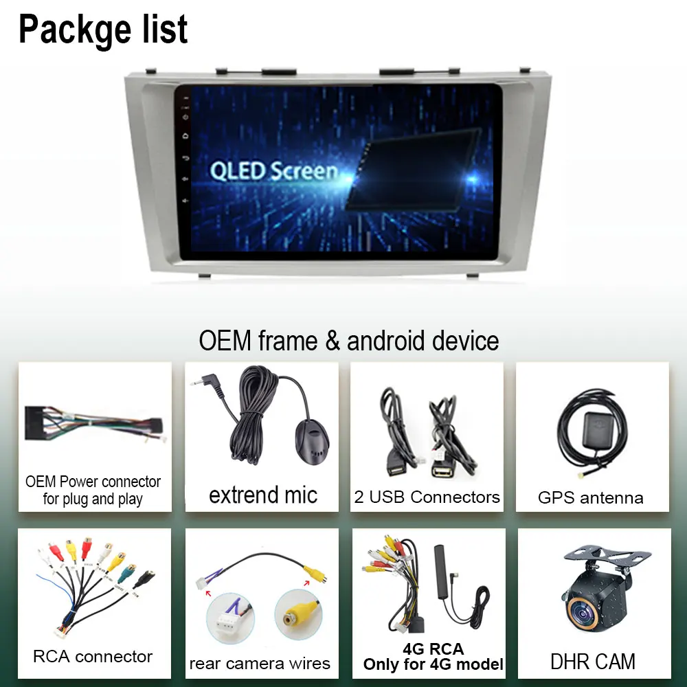 Автомобильный Dvd-плеер на Android для Toyota Camry 7 XV 40 50 2006-2011 без 2din DVD сенсорный экран