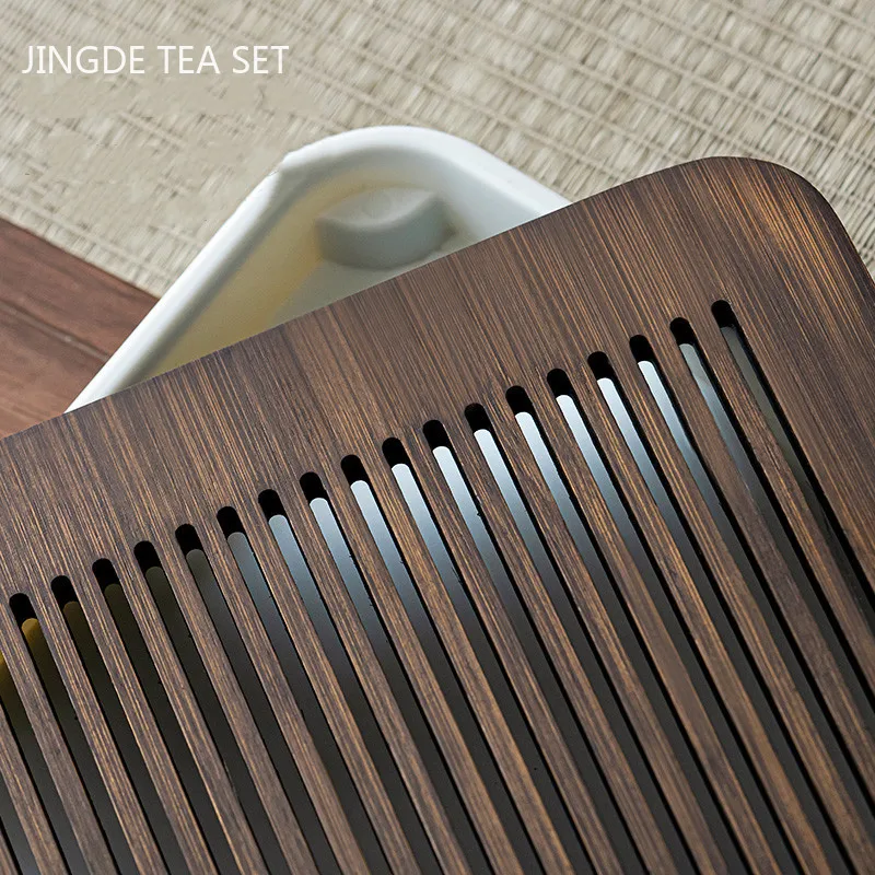 1 шт. античный бытовой бамбуковый поднос для чая дренажный хранения воды сухие