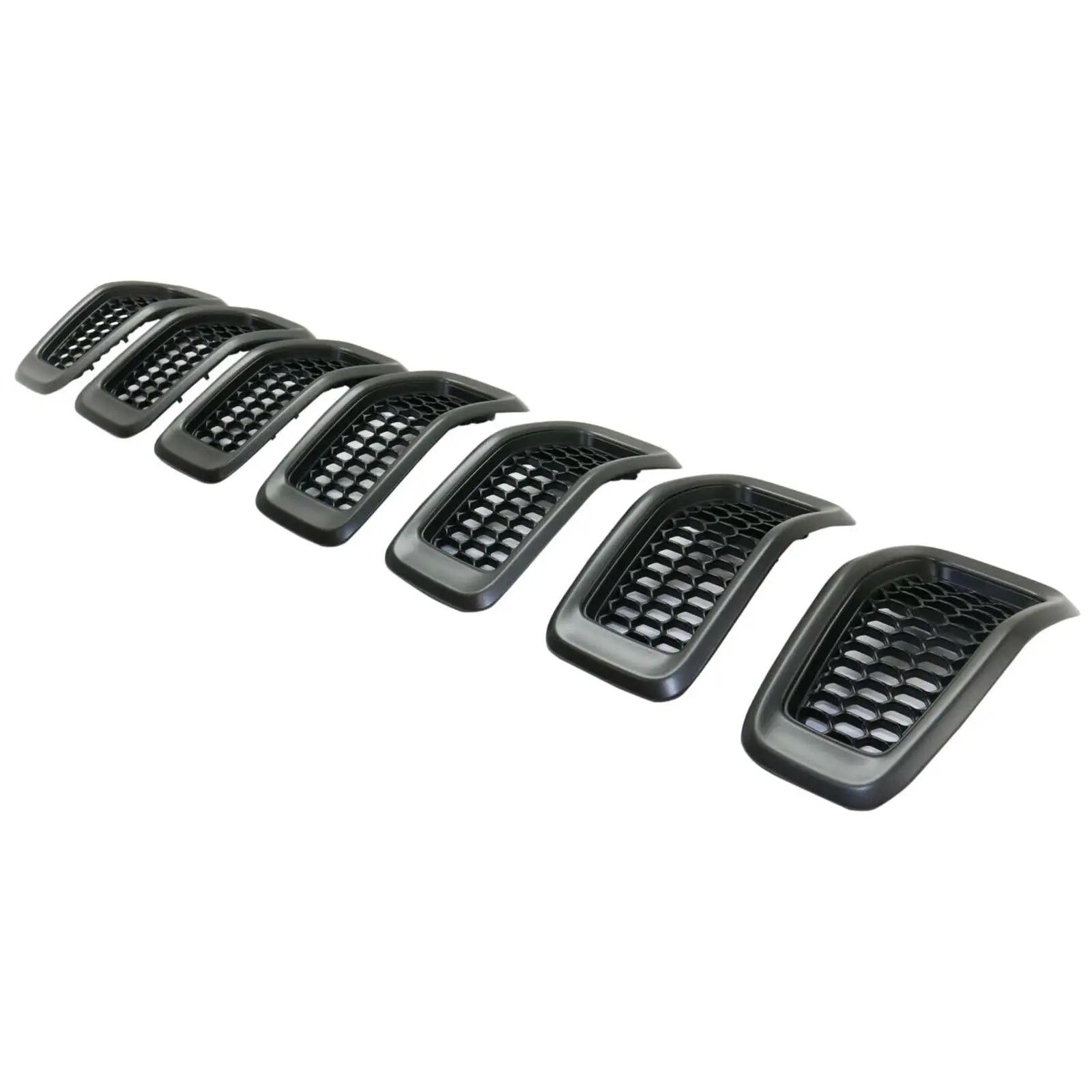 

7 Pieces Automotive Front Grille Inserts 6CY39XS9AC Decorative for