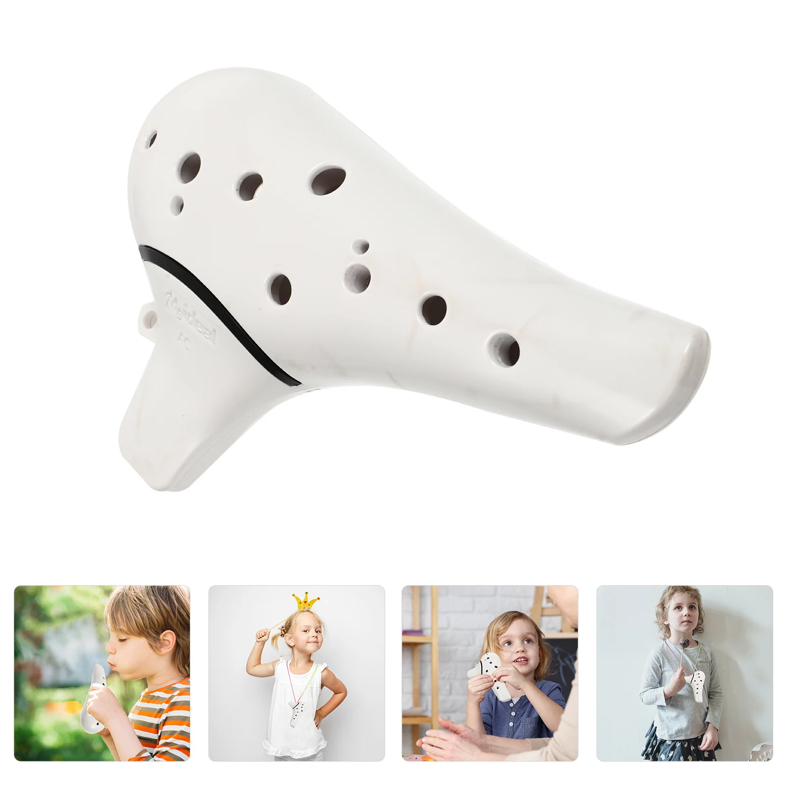 

1Pc Ceramic Ocarina Creative Alto Ocarina Musical Instrument for Beginner
